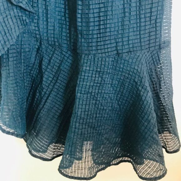 UnBranded Sample Ruffled Layered Skirt in Blue - Sz S* - Picture 6 of 6